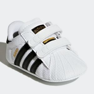 Adidas Superstar White Crib Shoes for baby Originals (3K)